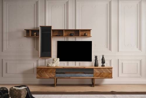 Wooden Tv Unitesi 